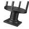 Z-Lite Luca Outdoor Pier Mounted Fixture, 1-Light, 9.25 In.W x 29.75 In.H, Black/Etched 517PHB-533PM-BK-LED - alternate 5
